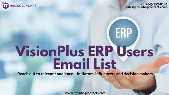 VisionPlus ERP Users Email Lists